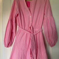 NWT Lilly Pulitzer Carla Roxie Pink Dress size 8