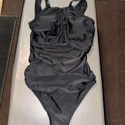 Brand New Size (Medium) Black Full Body Bathing Suit 