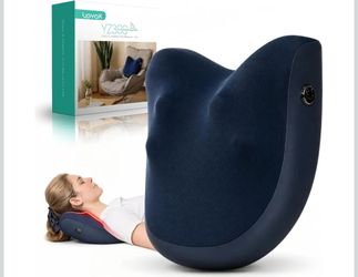 Cordless Shiatsu Massage Pillow with Heat - Neck and Back Massager for Pain Relief and Relaxation