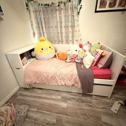 Twin Size Bed With Trundle