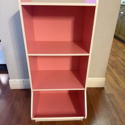 Bookshelf / Toy Bin - Girls Room