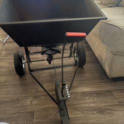 Suchtale Two Behind Broadcast Spreader 90 Lbs Capacity Havy Duty Fertilizer