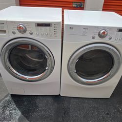 LG TROMM*   Washer And Gas Dryer