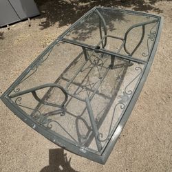 GLASS PATIO TABLE 66 X 40 X 27 47TH AVE. AND DOBBINS IN LAVEEN