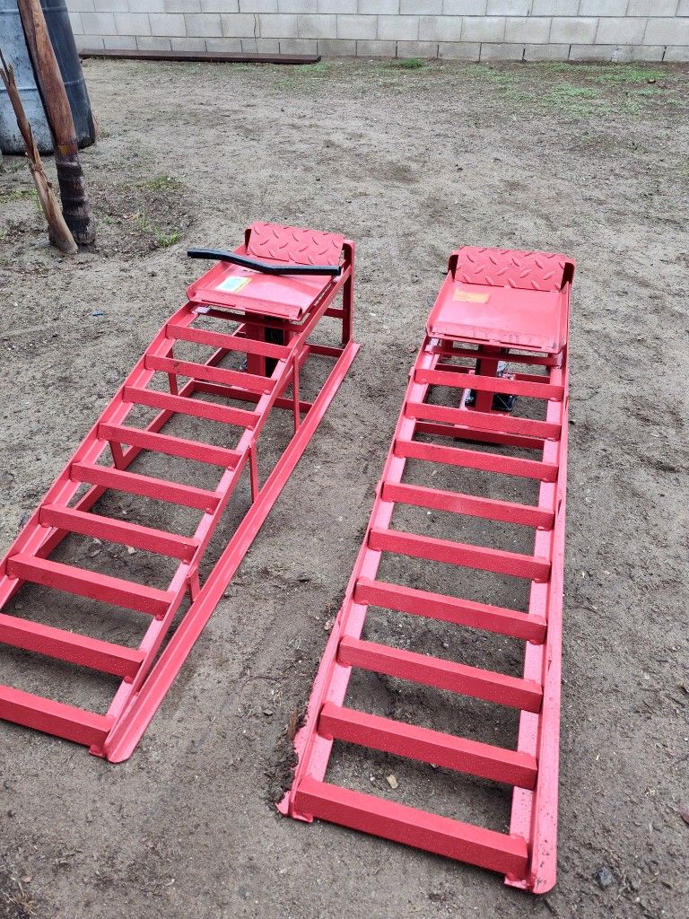 NEW 5 TON Low Profile Car Lift Ramps NUEVO
