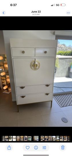 Beautiful Lacquer Secretary Desk