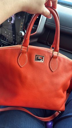 Dooney & Bourke Red Leather Satchel