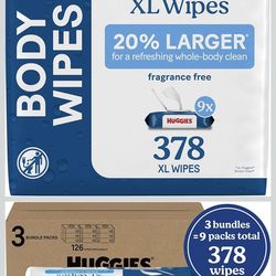 Huggies XL Wipes (NEW)