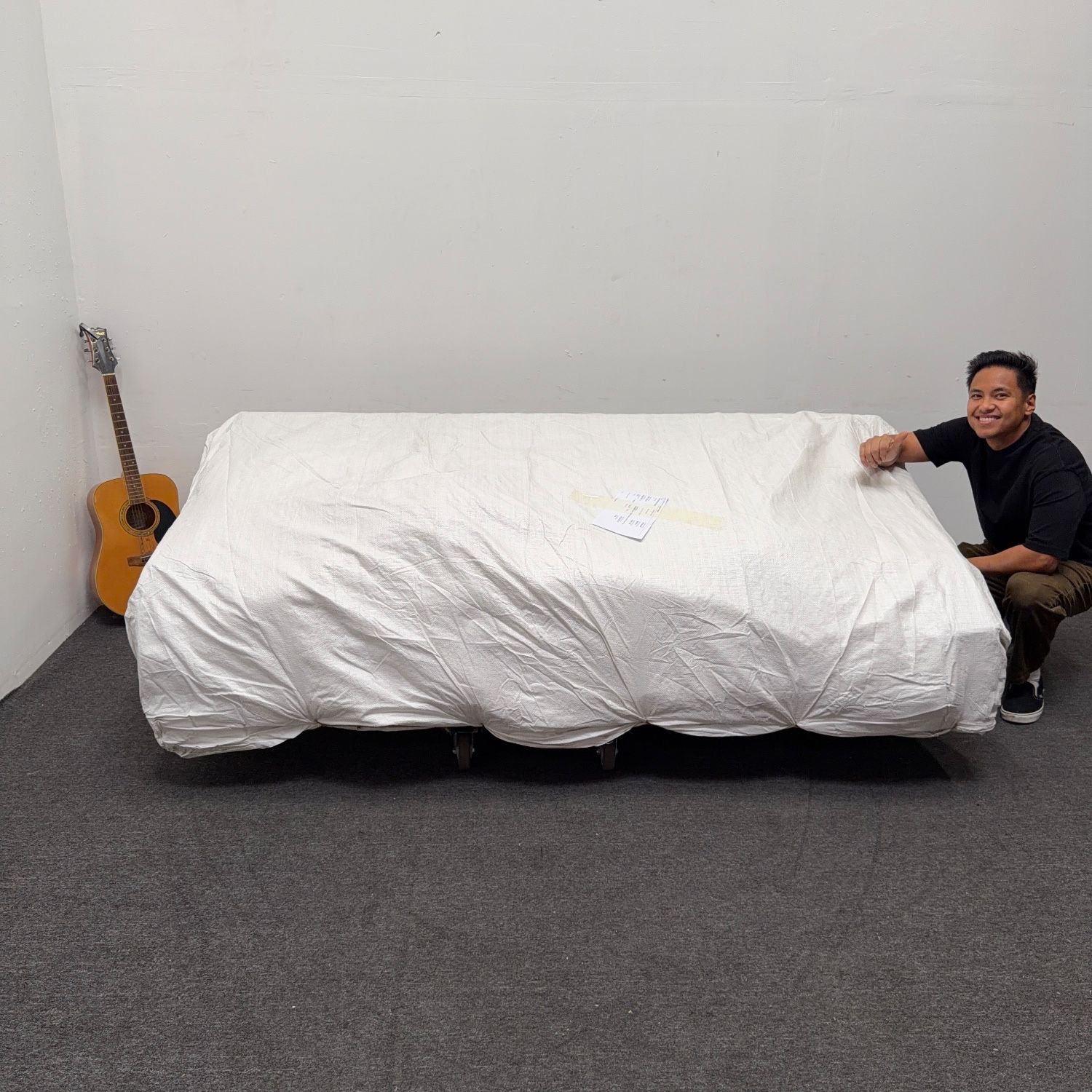 “Damn, this sofa is nice” Unbox with me : Maxwell Fabric Sofa by Apartment Therapy - Interior Define