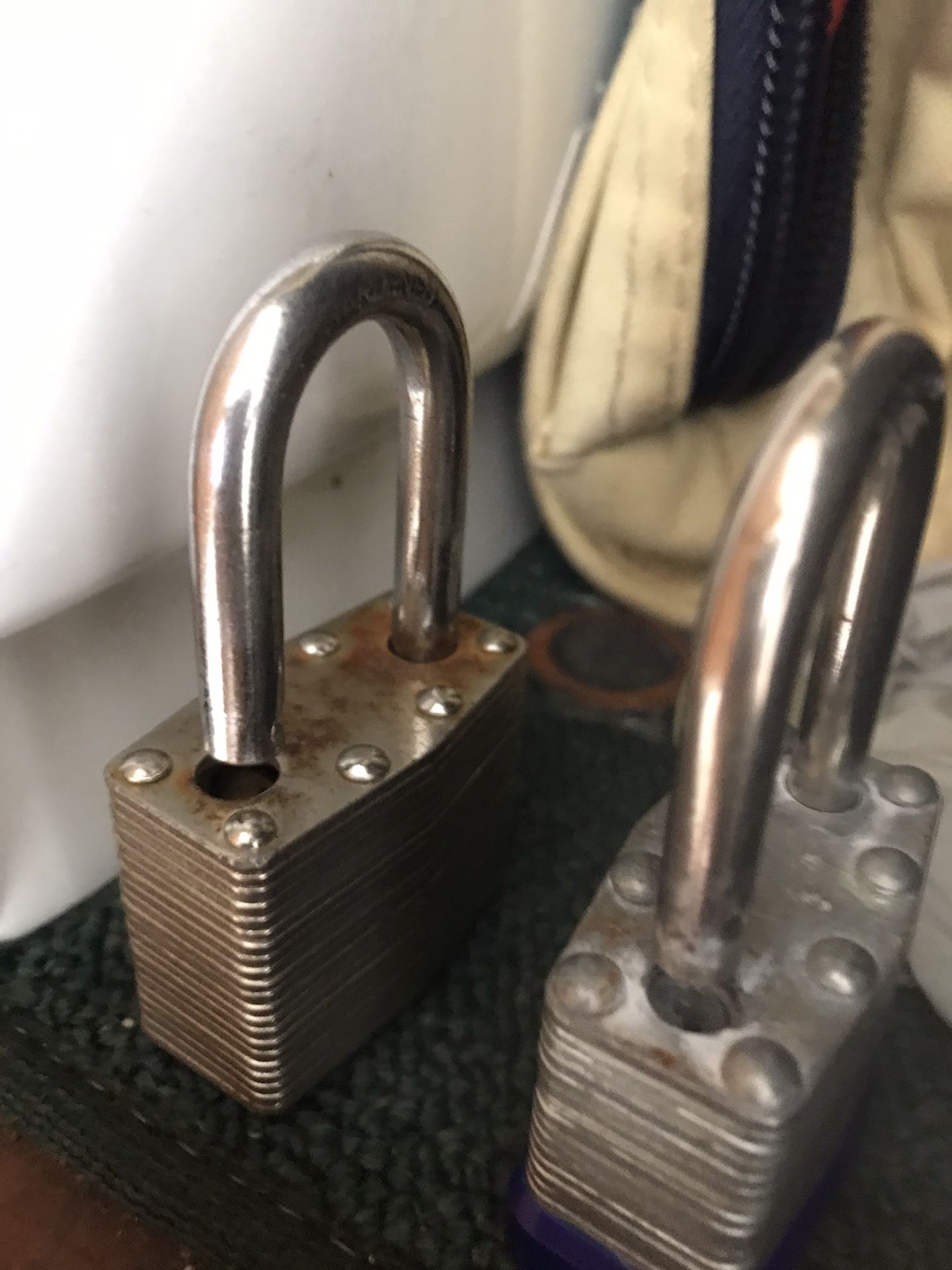 Padlocks And Steel Cables
