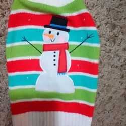 Dog Christmas Sweater Size Small 