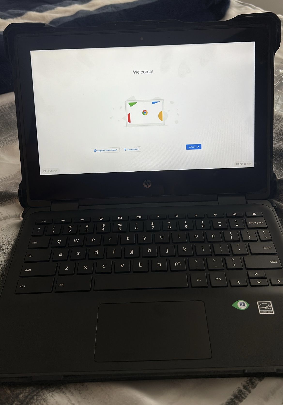 HP ChromebookOS Flip/Touch Screen