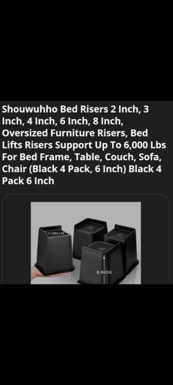 Furniture Risers ...Great For Sofas Chairs , Benches,  Etc