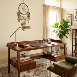 Mitchell Gold + Bob Williams Danish Style Walnut Desk - MCM Original