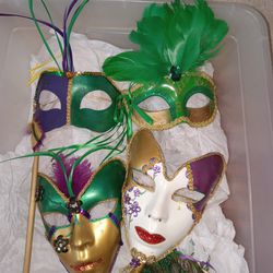 Mardi Gras Mask Ect