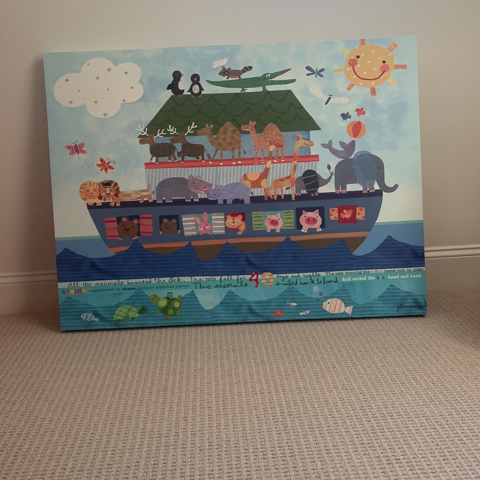 Noah’s Ark Canvas Print Painting