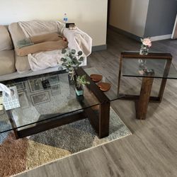 Coffee Table And Side Table 