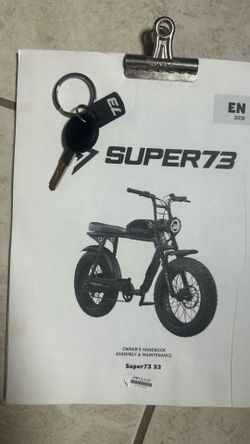 Super 73 E-Bike, Model S2, Black