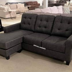 Gray Sofa Chaise,  Seccional, Couch, Sectional 