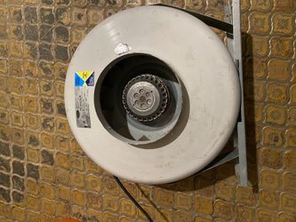 Can fan 6” exhaust grow fan