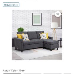 Dark Gray Sectional Couch