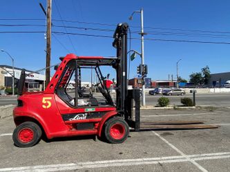 2007 Linde 17,500 Lbs Diesel Side Shift 12  Foot Forks