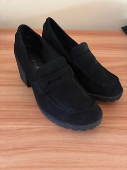 Zapatos altos/ Black Platform talla: 9
