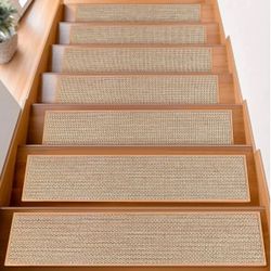 Stair Treads for Wooden Steps Indoor,8" X 30" (15 in Pack)