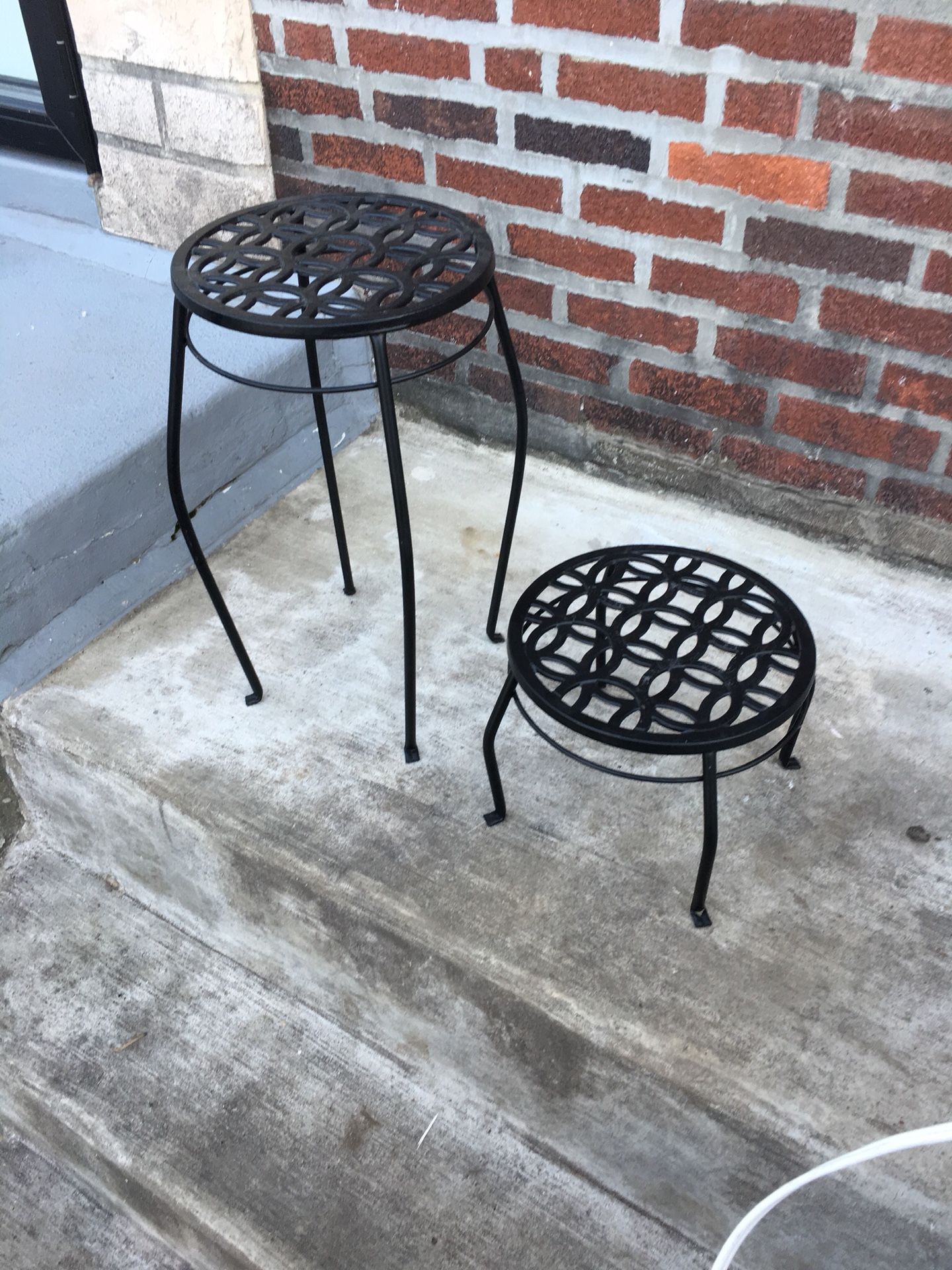 Matching plant stands