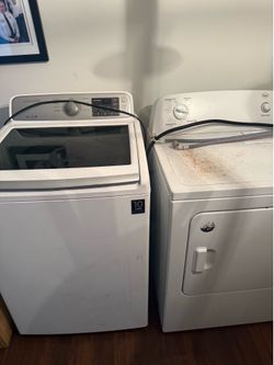 Samsung washing machine and Roper dryer combo
