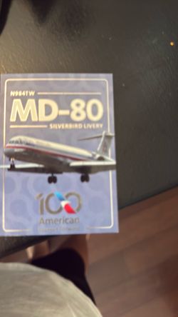 MD-80 Silverbird Livery trading card