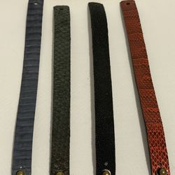Bracelets (exotic Leather)