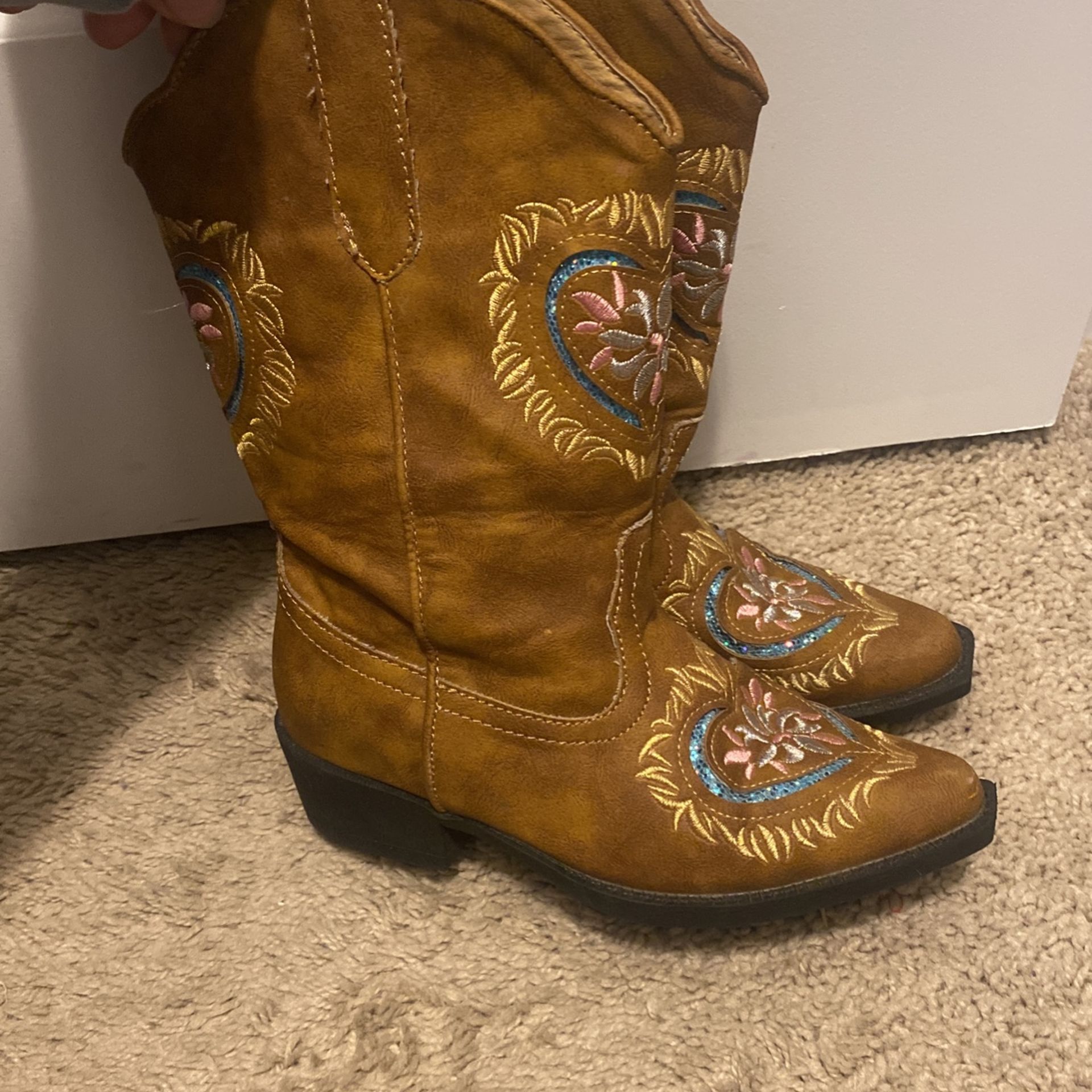 Roper Boots Girls Size 1