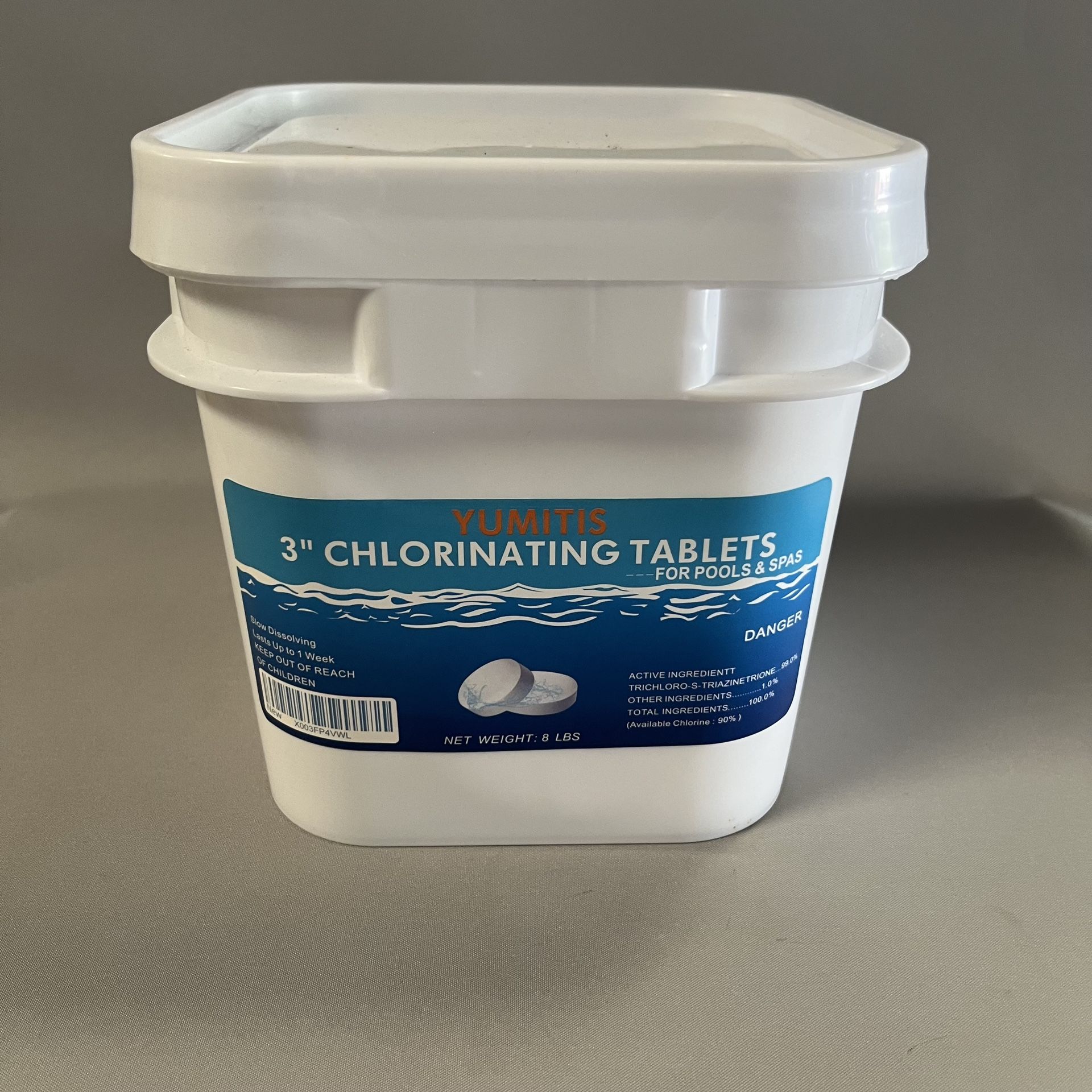 3” Chlorinating Tablets For Pools And Spa Chlorine Tabs 8lbs