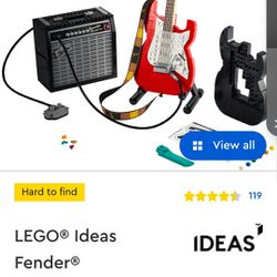 Lego Fender Stratocaster Guitar Brand New In Box