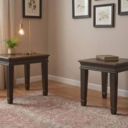 Nice Wood Side Tables (2)