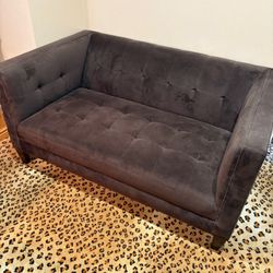 Brown Love Seat Sofa 
