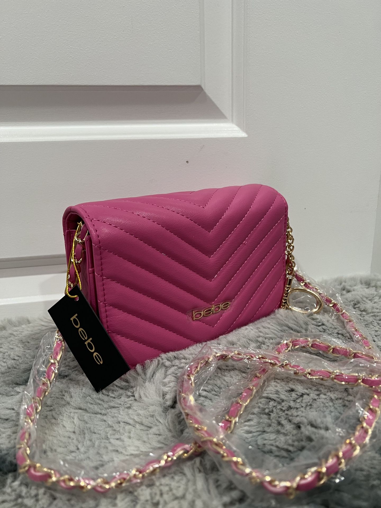 BEBE hot Pink Purse