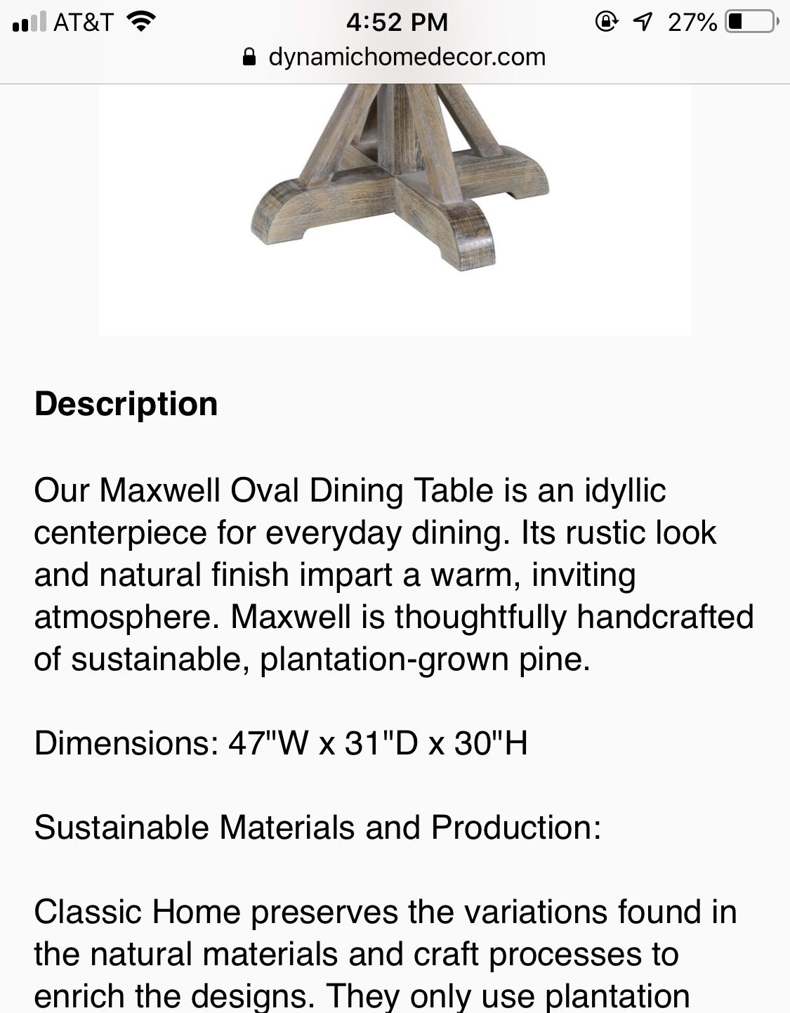 Pottery Barn Oval Dining Table for Sale in Wellington, FL OfferUp