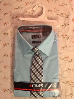 Chaps button up and tie