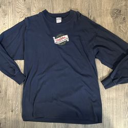Vintage? Dollywood Dolly Parton Embroidered Navy Shirt Christmas Size Large