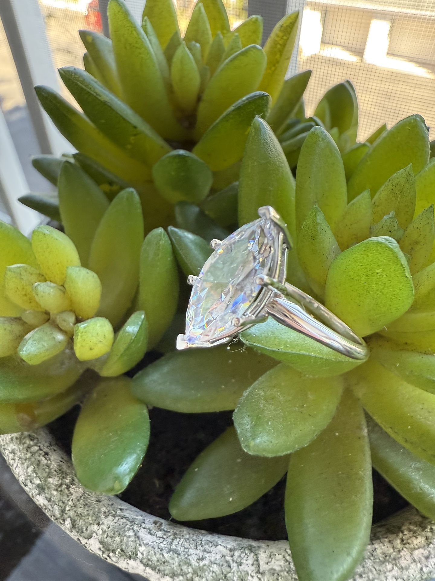 Lab gemstone Ring