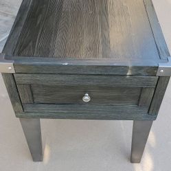 Outlet/plug In End Table