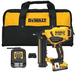 DeWalt 20V XR 18 Gauge Brushless Cordless 2 in. Brad Nailer Kit with POWERSTACK 1.7 Ah Battery, Charger, Tool Connect and Bag