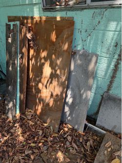 Scrap plywood and other wood
