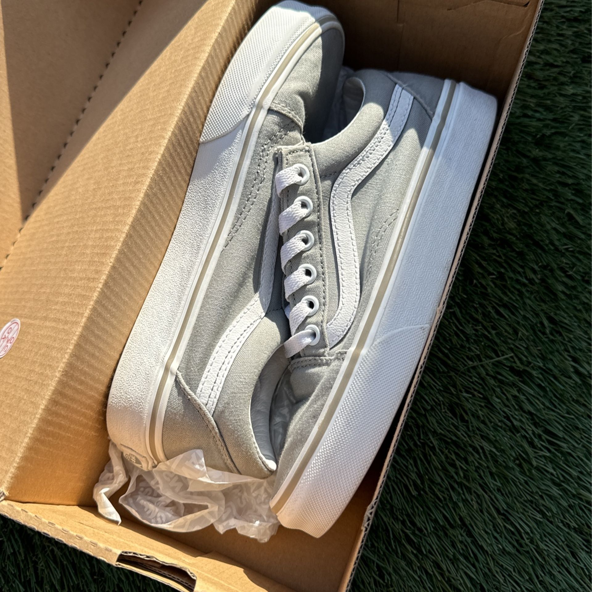 Grey Vans 