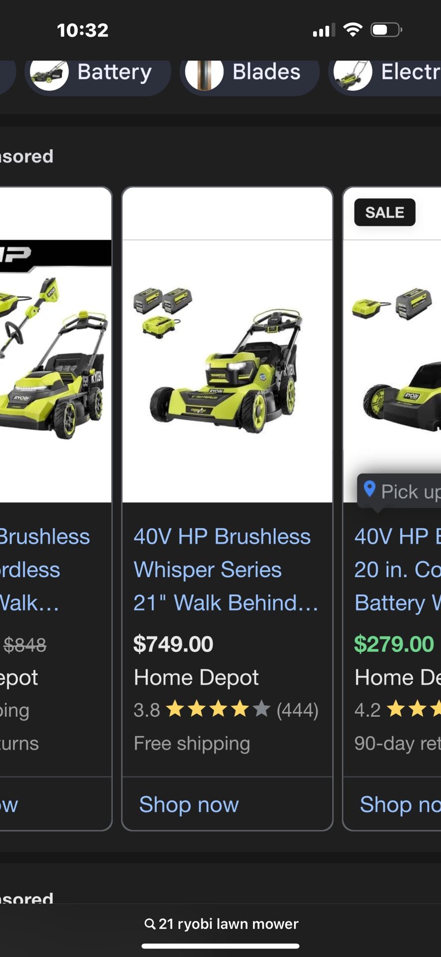 Ryobi lawn Mower