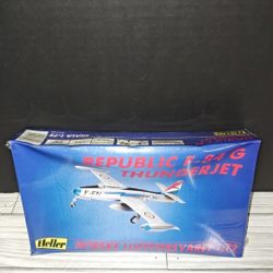 Heller Republic F-84 G Thunderjet Norske Luftforsvaret 1/72 Plane Model Kit 