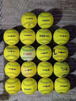 18 USSSA Softballs