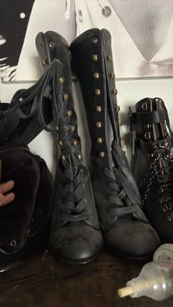 High rise boots